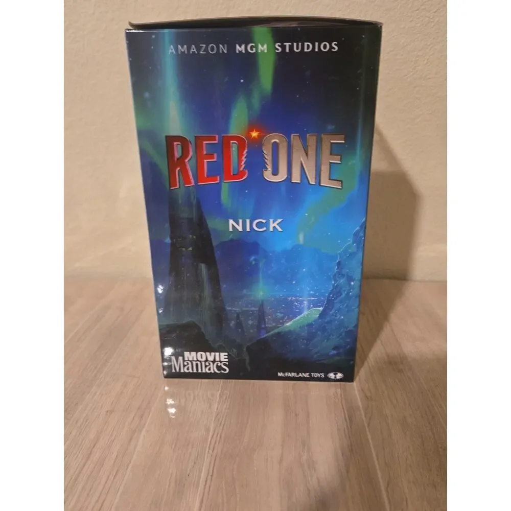 Official Red One Nick 6-Inch Action Figure with Collectible Card & Display Base